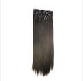 6 Piece 16 Clips 23" Straight Wig Hair Extensions For Women