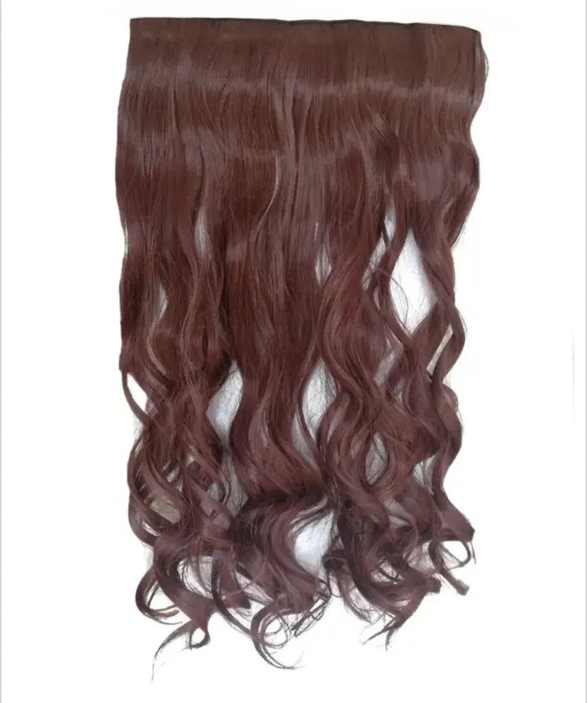 5 Clip Wavy Human Mixed Hair Extensions