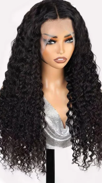 The Nia - Glueless curly Deep Wave Front Wig Glueless