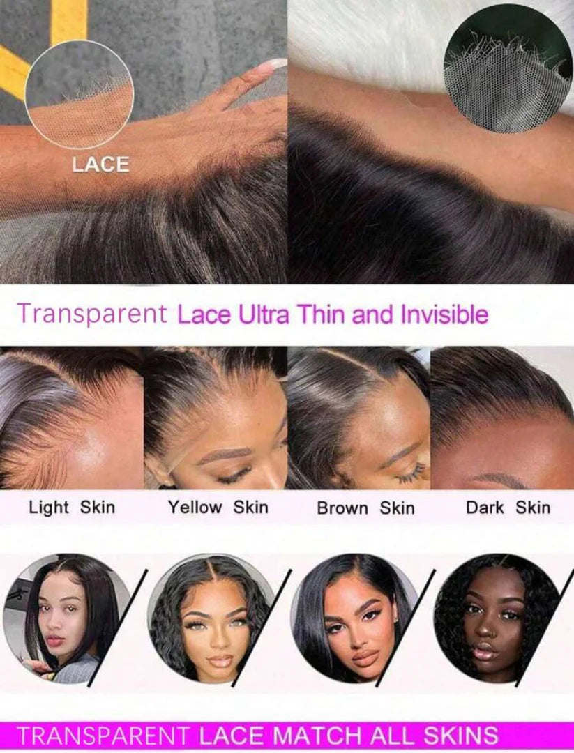 The Ella - Straight Bob Wig (human hair) 10" and 16" options