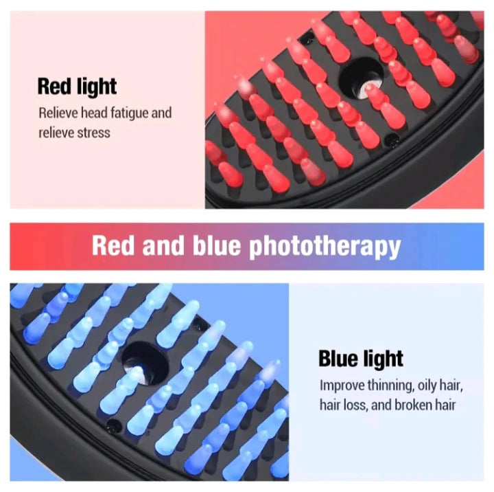 Electric Spray Massage Hair Brush