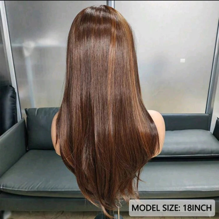The Juliette - 18" Brown Lace Front Wig