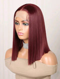 The Ruby - Burgundy Lace Front Wig (human blend)
