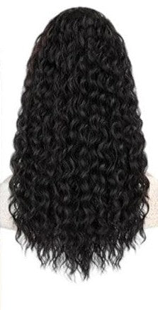 24" Drawstring Ponytail Water Wave Synthetic Hair Clip in Hair
