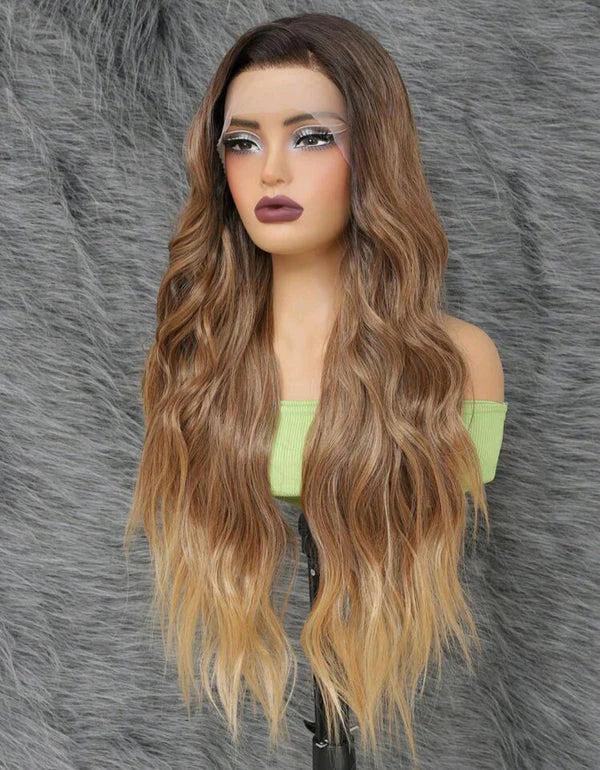 The Claire - Body Wave Design 28" Pre-Plucked Long Wavy Hair Wig