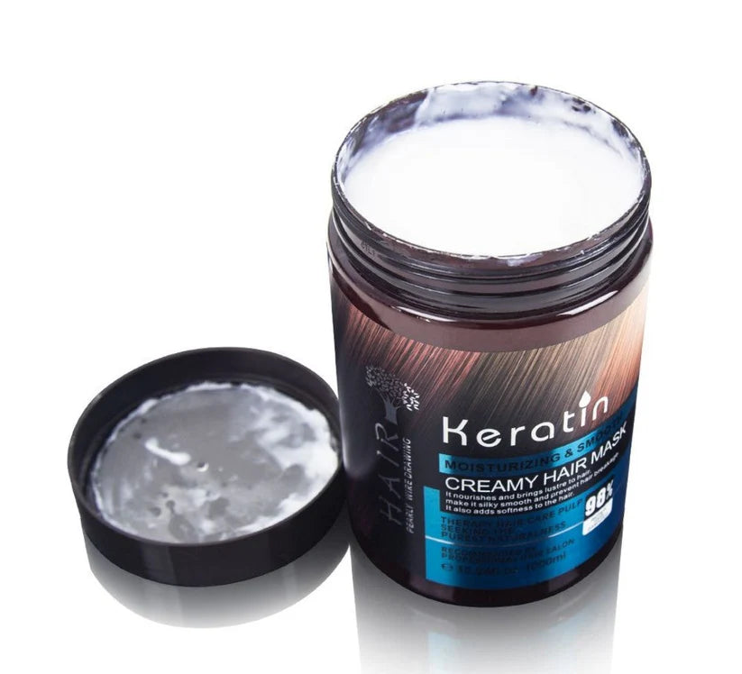 Keratin Hair Shampoo, Conditioner and Mask