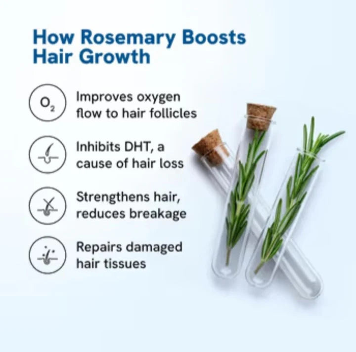 Hair growth serum roll-on with Rosemary, Resedensyl, and Argan oil (25ml)